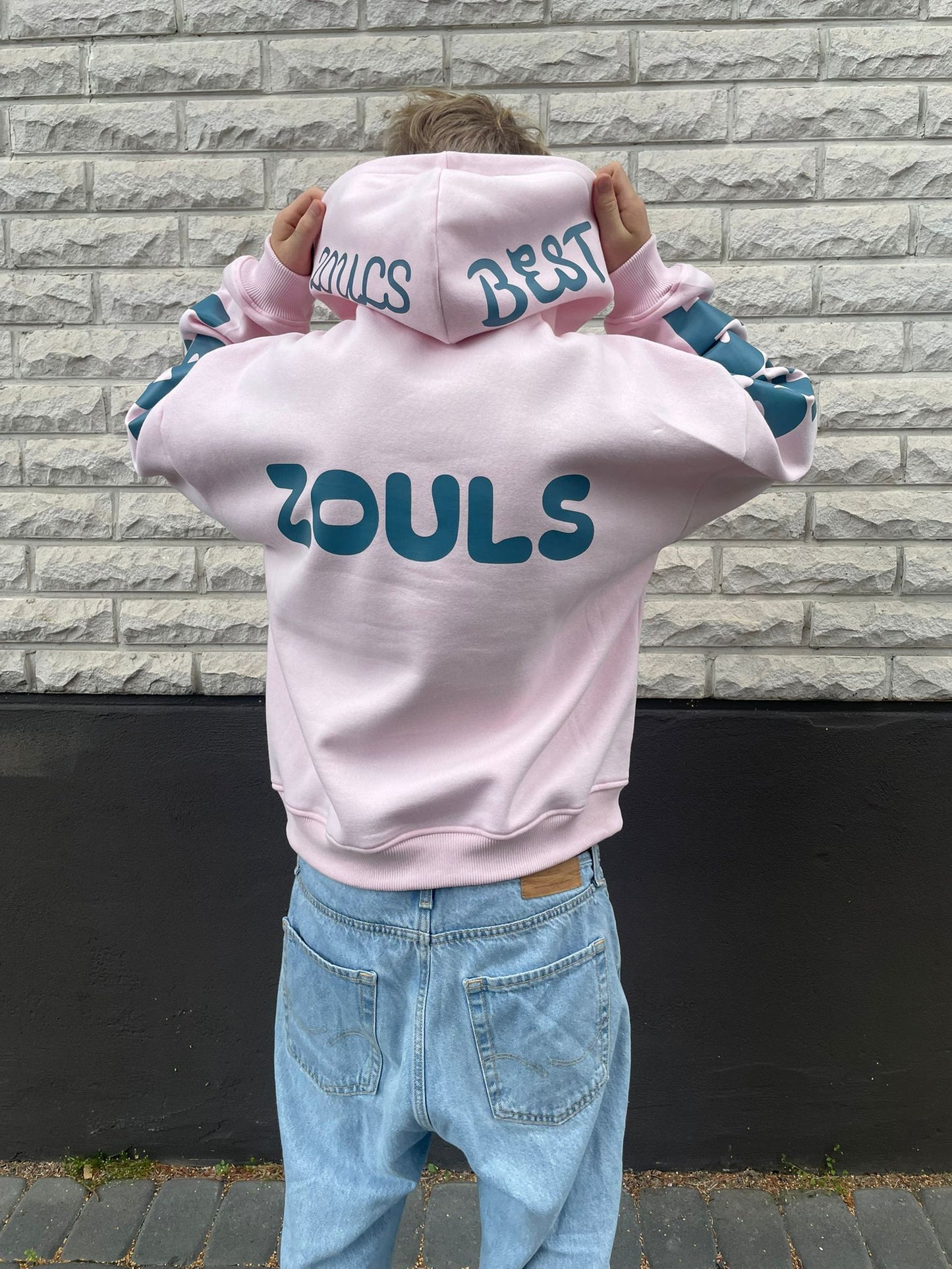 Cottoncandy-collapse hoodie
