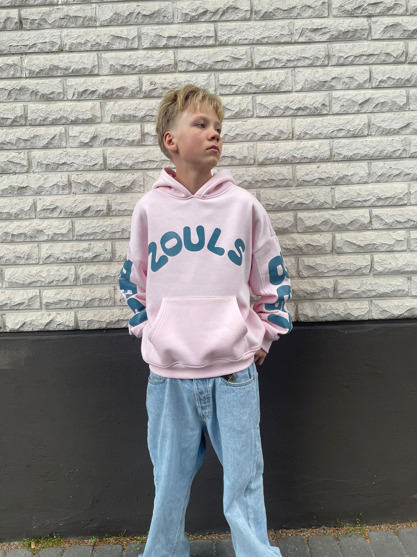 Cottoncandy-collapse hoodie